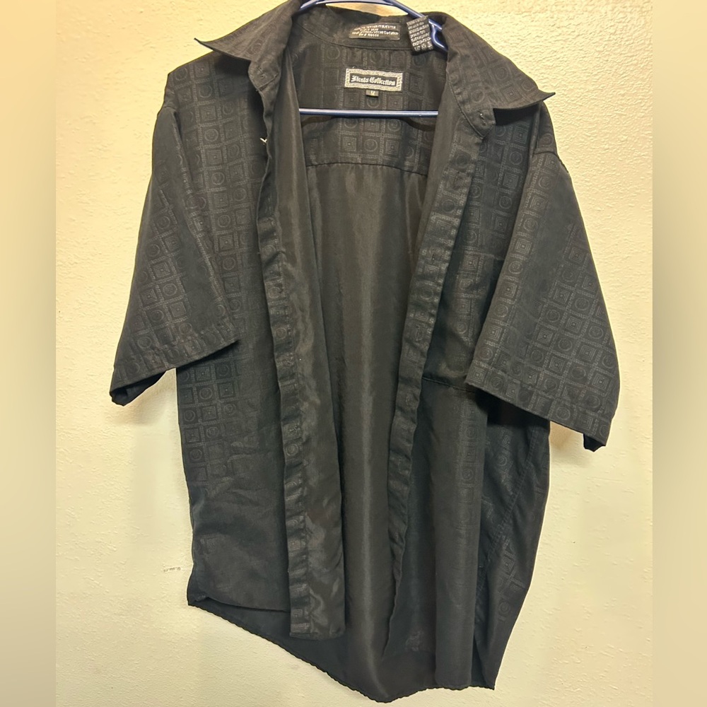 David Kahn Black Lightweight Shirt Jacket